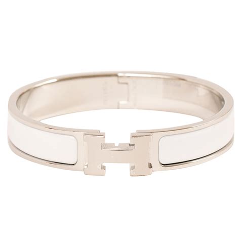 white and silver hermes bracelet|hermes intricate silver ring.